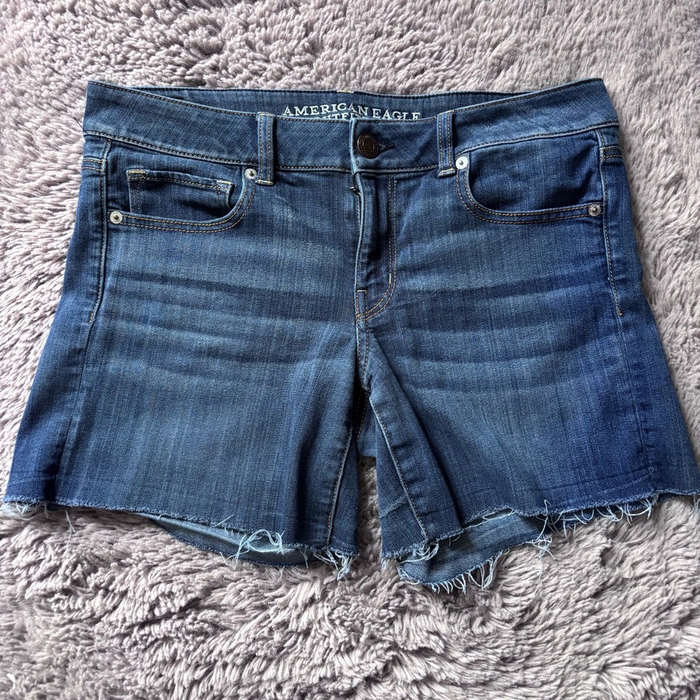 American Eagle Outfitters Women's Blue Denim Shorts